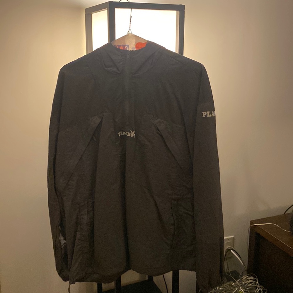 Pacsun X playboy Paneled Anorak in Grey